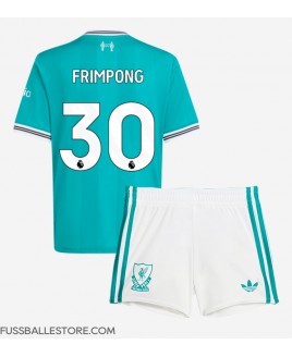 Günstige Liverpool Jeremie Frimpong #30 3rd trikot Kinder 2025-26 Kurzarm (+ Kurze Hosen)